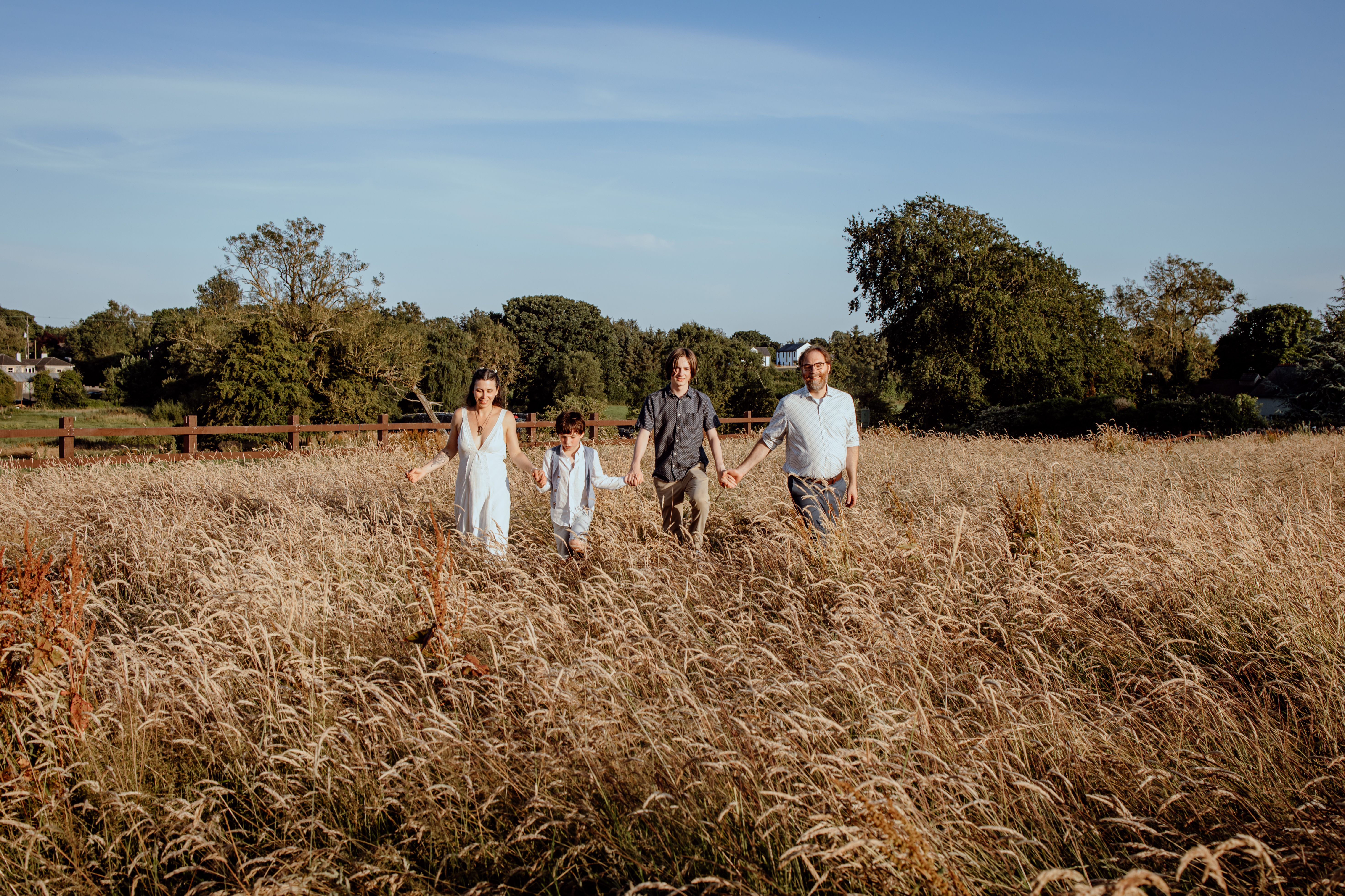 Lifestyle family photography at Bective Abbey Ireland 