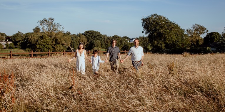 Lifestyle family photography at Bective Abbey Ireland